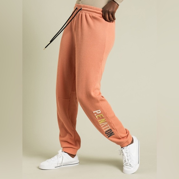 NWT P.E Nation Rebound Track Pant in Peach Bloom - Picture 2 of 10